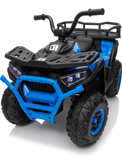Kids Electric 4 Wheel Motorcycle 12 Volt Blue for 3+ Years