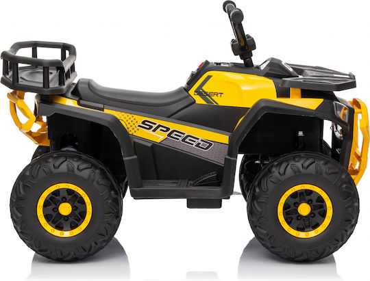 Kids Electric 4 Wheel Motorcycle 12 Volt Yellow