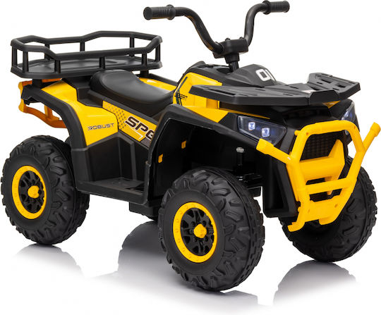 Kids Electric 4 Wheel Motorcycle 12 Volt Yellow