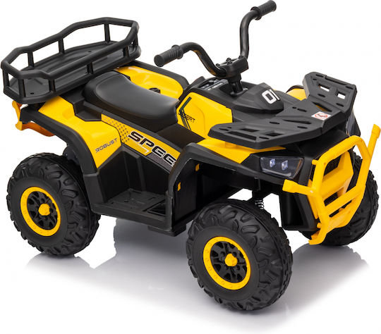 Kids Electric 4 Wheel Motorcycle 12 Volt Yellow