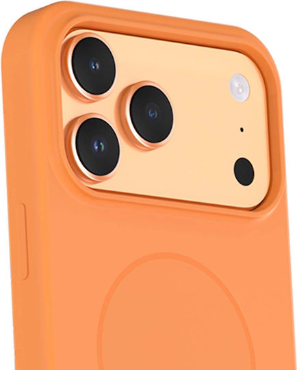 Force Case Silicone Case Iphone 17 Pro Max Shockproof 2m Magsafe Compatible Orange