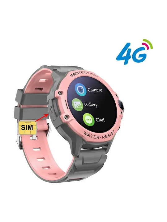 Nubki Kids' Smartwatch 4G with Camera Pink