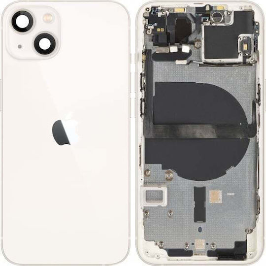 Apple Iphone 13 Mini Battery Cover Middle Frame White Starlight Swap