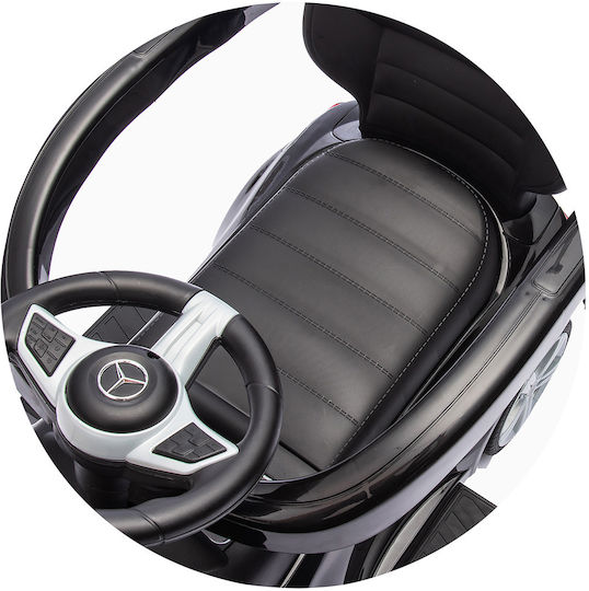 Chipolino Mercedes C-Class Количка Езда На С Ръкохватка За Родител Със Звук Черна