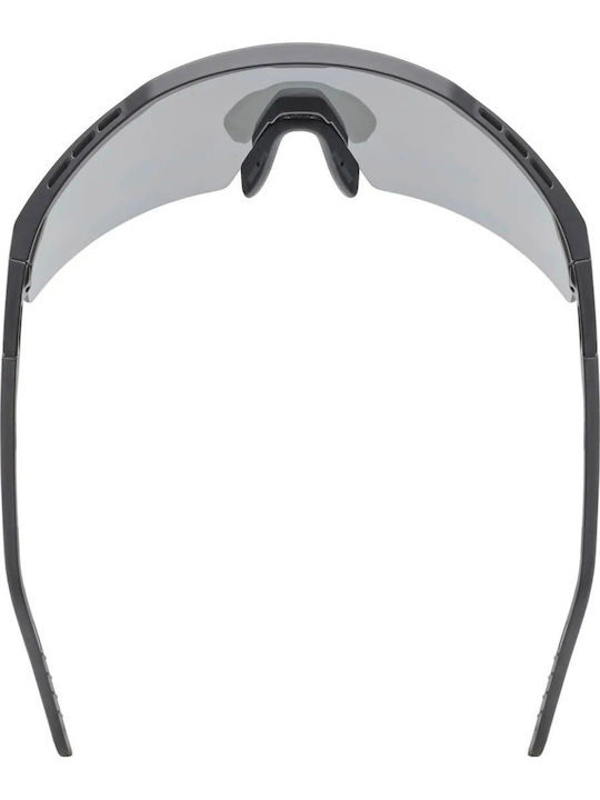 Uvex Men's Sunglasses with Black Frame and Black Mirror Lens 5340042216