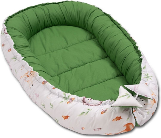 Kidizi Perna Pentru Bebeluși Tip Cuib Verde 50x90 cm