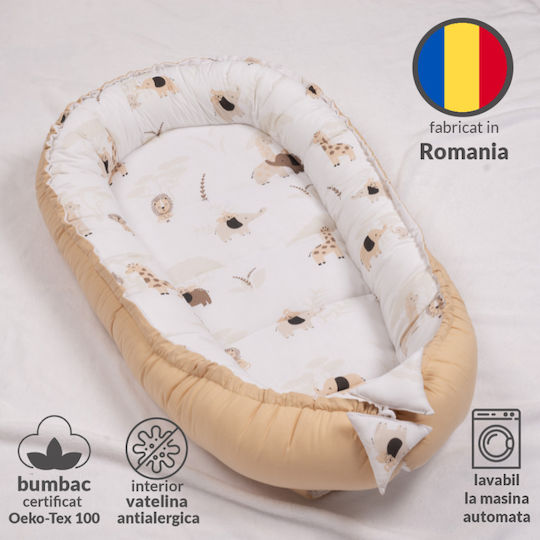 Kidizi Baby Nest Kissen Beige 50x90cm