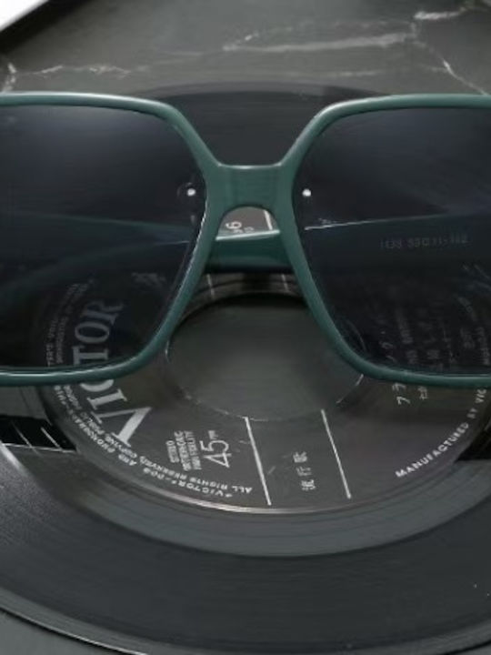 King Unisex Γυαλιά Ηλίου με Πολύχρωμο Σκελετό και Γκρι Polarized Φακό SUNKI345-SN027