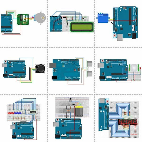 Miuzei Kit Pentru Arduino Kit De Pornire 248 Accesorii 42 Cursuri De Programare