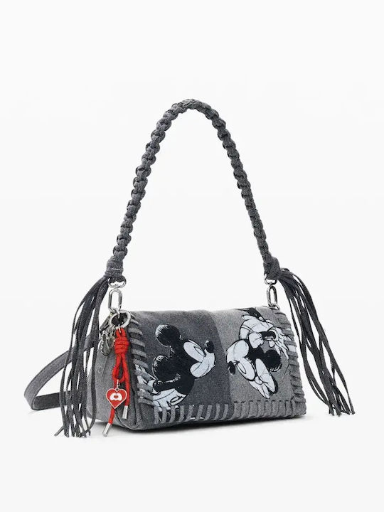Fabric Women's Shoulder Bag Multicolour