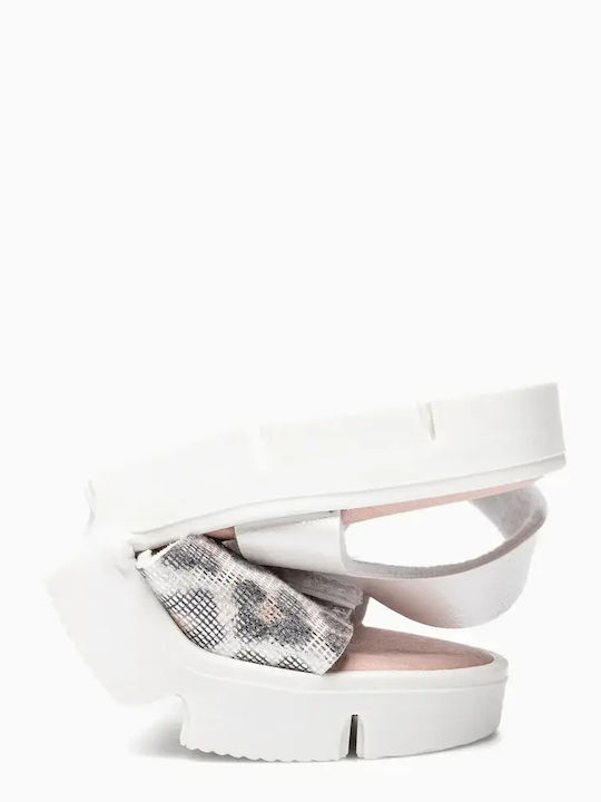 Kids' Anatomic White Sandals