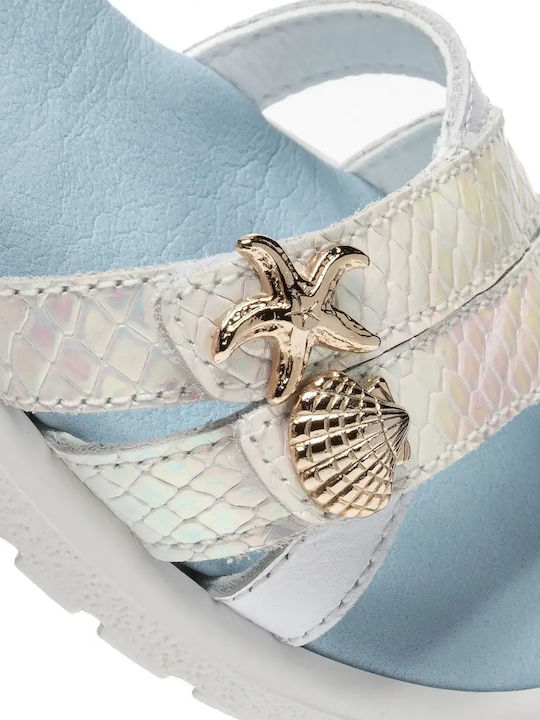 Kids' Anatomic White Sandals