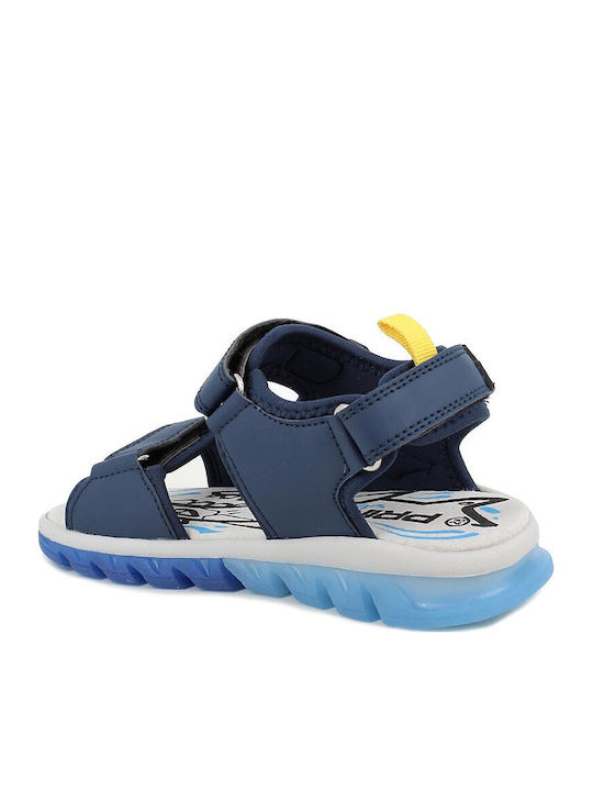 Kindersandalen mit Bügel- und Schleifenverschluss Blau
