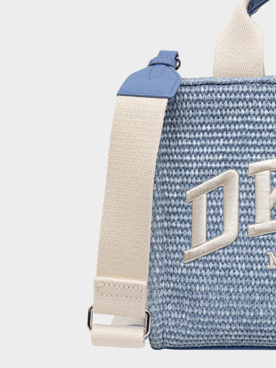 Fabric Women's Handbag Light Blue