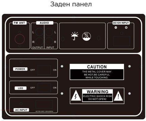 Elekom Караоке Система с Безжични Микрофони и Светлинни Ефекти Трипълен Модул 3x10” Колонки + 2x Туитър EK-1318 Черен
