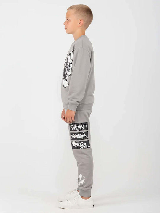 Joyce Kids Tracksuit Gray 2 Pieces