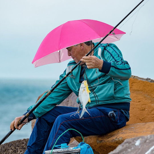 Head Umbrella Alista Home 69 Cm Diameter Adjustable Head Strap Uv Rain Protection Pink