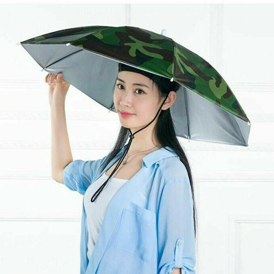 Umbrelă De Cap Alista Home Diametru 69 Cm Curea Reglabilă Pentru Cap Protecție Uv Ploaie Camuflaj