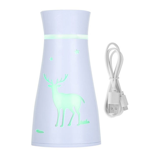 Usb Mini Air Humidifier 200ml Capacity Night Light