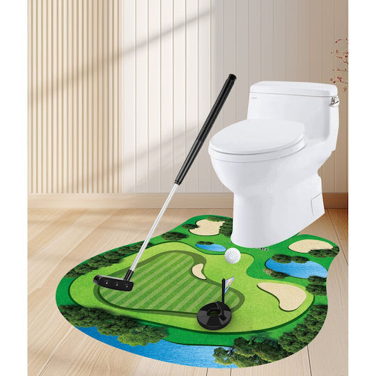 Covoraș De Baie Alista Home Design Teren De Golf Interactiv 14+ Ani Pvc 80 X 69 Cm Verde