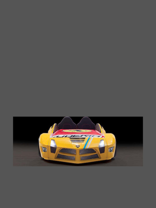 Kinderbett Auto Ferrari Gelb 243x134x60cm