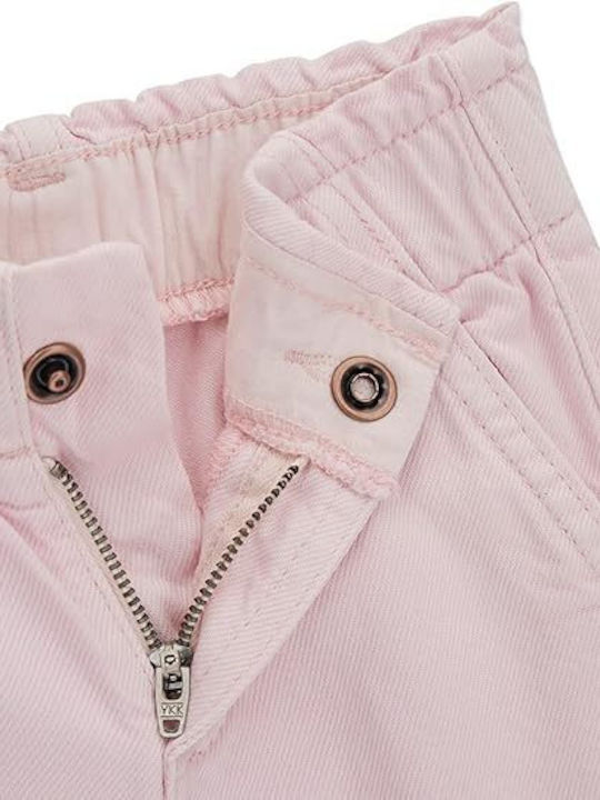 Kids Denim Trousers Pink