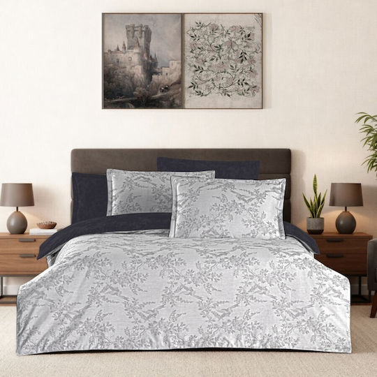 First Choice Σετ Διπλή 200x220cm Merida Gray