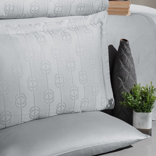 First Choice Σετ Διπλή 200x220cm Norel Gray