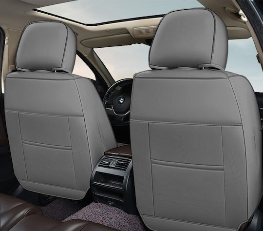 CarGuard Set De Huse Scaune Auto Din Piele Gri