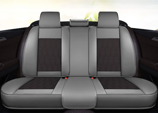 CarGuard Set De Huse Scaune Auto Din Piele Gri