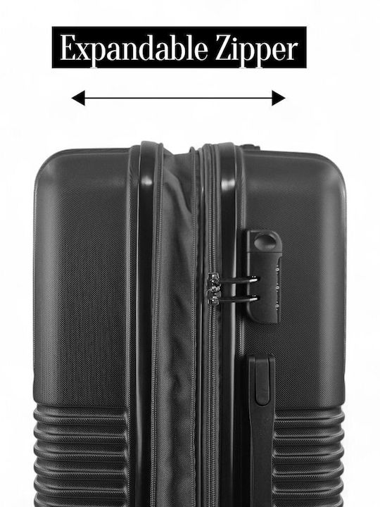 Rain Kids Large Hard Dark Gray Suitcase Travel With 4 Wheels Height 75cm