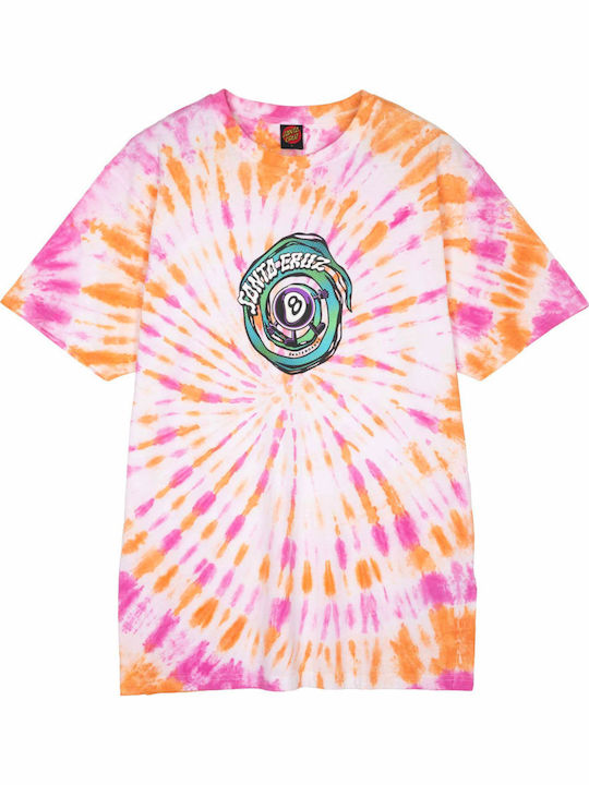 T-shirt Orange/tie Dye