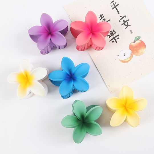 Hair Claw Clip with Flower