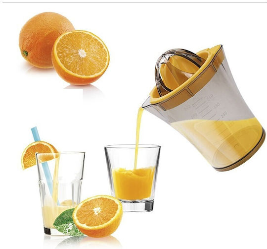 Alista Home Storcător De Fructe Clasic Pentru Lămâie Și Portocaliu Cu Recipient Din Plastic Galben