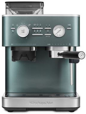 Kitchenaid Μηχανή Espresso Πίεσης 15bar με Μύλο Άλεσης Πράσινη 5KES6551EJP