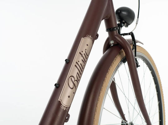 Ballistic Vitality 28" 2026 Braun Stadt Fahrrad mit Geschwindigkeiten