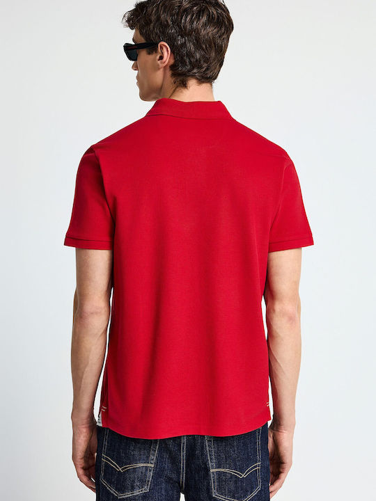 Funky Buddha Polo Herrenblusen Salsa Rote
