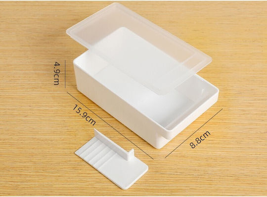 Alista Home Butterdose Kunststoff Weiß