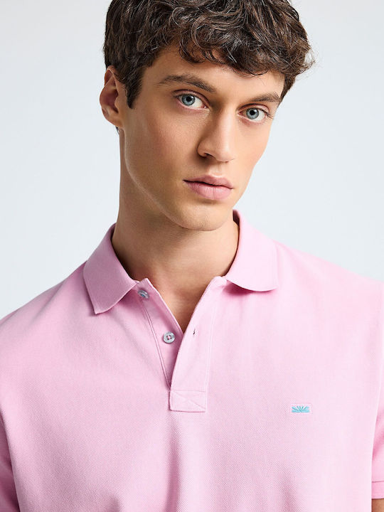 Polo Herrenblusen Kurzarm Rosa