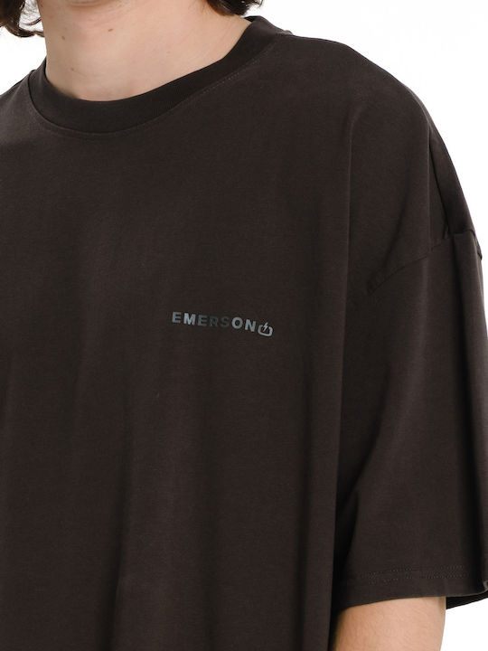 T-shirt Καφέ