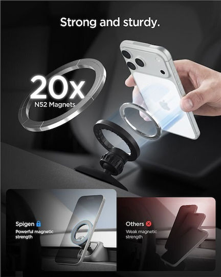 Spigen Tesla Tam100 Car Mobile Mount with Magnet MagSafe Black