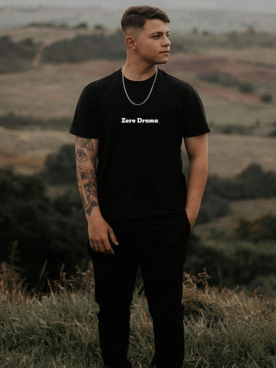 Bluza Tricou Cu Mânecă Scurtă Neagră