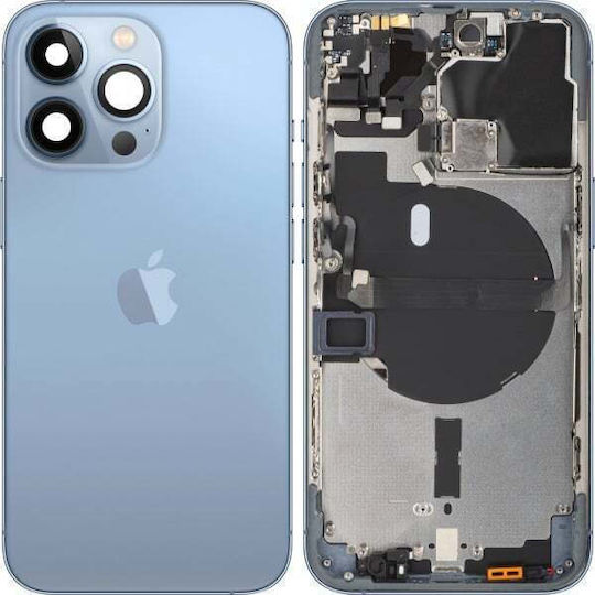 Apple Iphone 13 Pro Battery Cover Middle Frame Blue Sierra Blue Swap