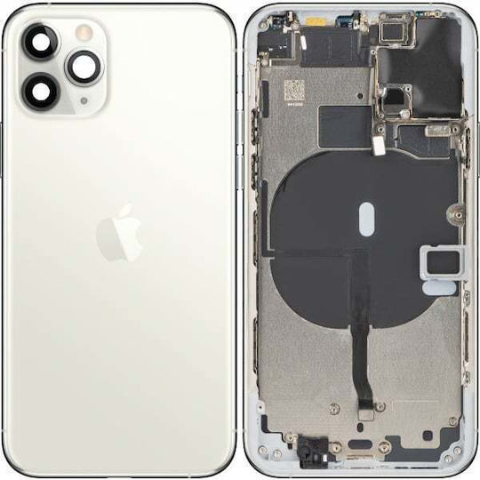 Carcasă Baterie iPhone 11 Pro Ramă Mijlocie Argintie Swap