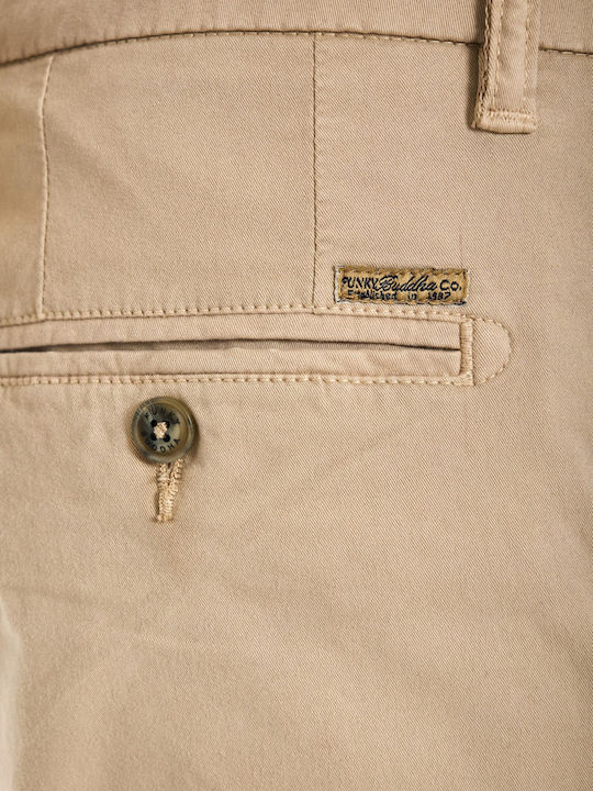Chino Trousers in Regular Fit Greige