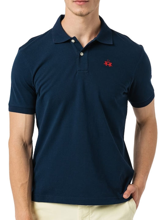 Polo Sportliches Kurzarmbluse Blue