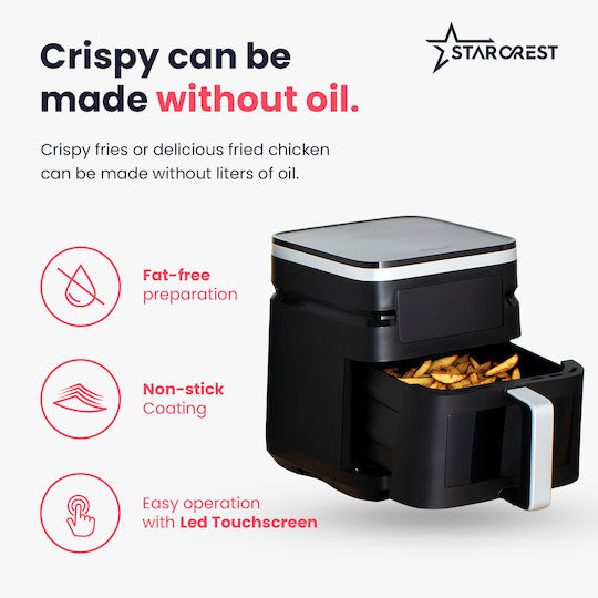 Starcrest Air Fryer 7lt Μαύρο