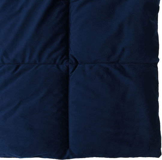 vidaXL Double Duvet Cover 200x200 Dark Blue