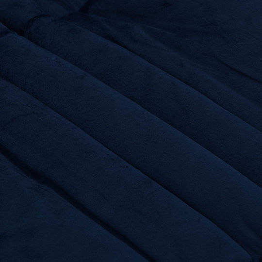 vidaXL Double Duvet Cover 200x200 Dark Blue