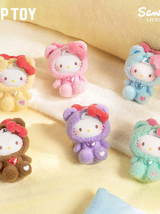 Plushy Keychain Top Toy Teddy Pijamas Blind Plush Keychain 1 Piece Random Selection